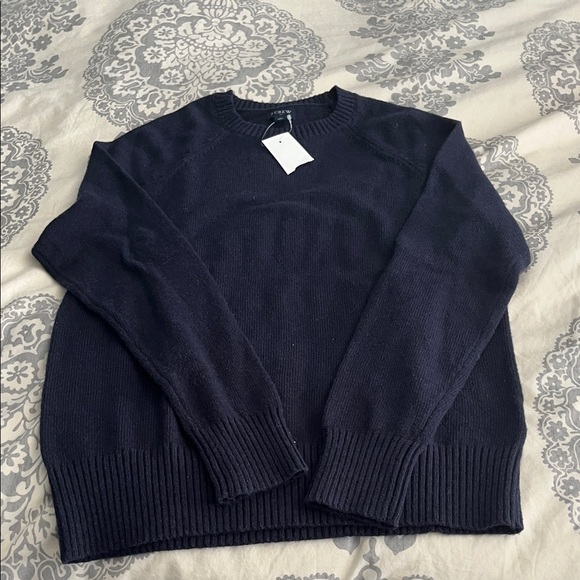 J. Crew Men's Dark Blue Crewneck Sweater - Picture 1 of 2